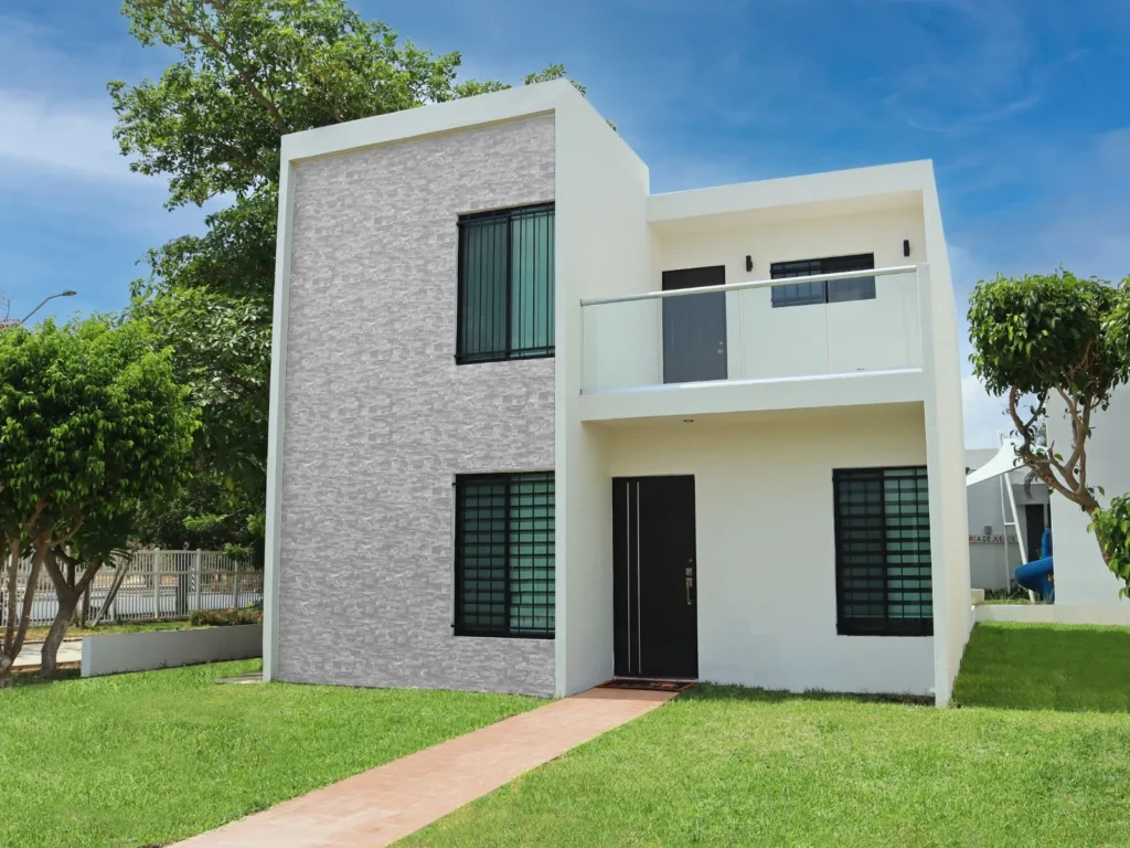 Fachada del modelo Montreal Plus en Las Américas Mérida